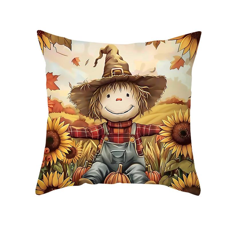 Pillow Cover Farm Livestock Series Holiday Decoration Pillow Cover Bedroom Living Room Cushion Cover