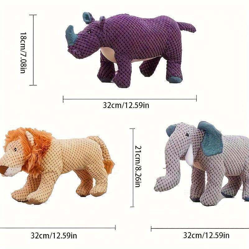 Langlebiges Kauspielzeug für Haustiere mit Tiermotiv – weiches Plüschmaterial zum Zähneknirschen und Beißen, perfekt für Hunde