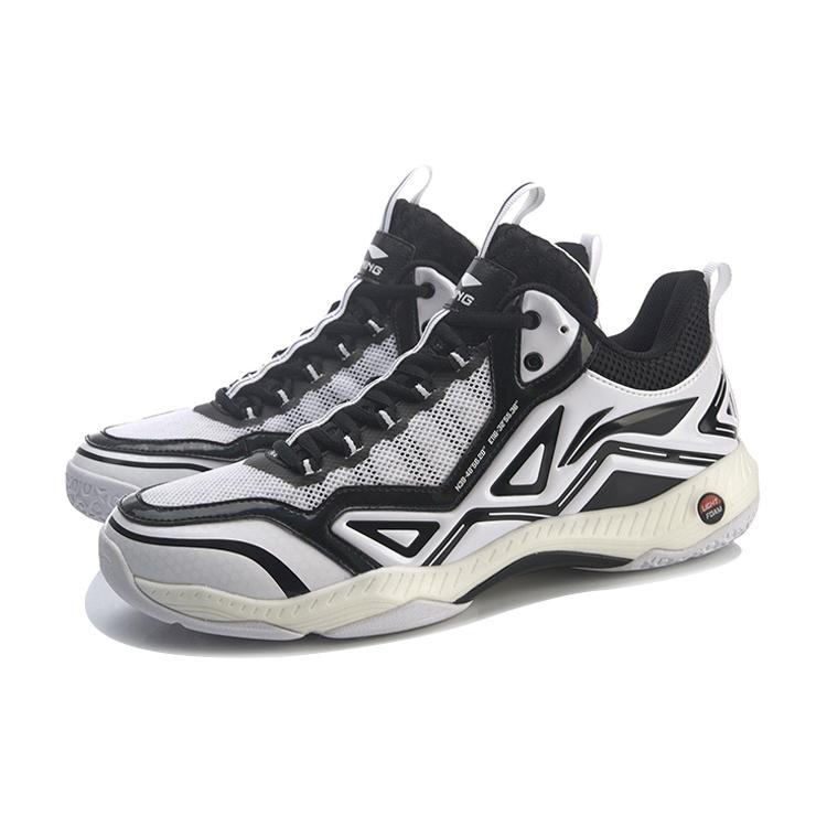 Li Ning Roar Badminton Shoes Unisex Low top Black/White AYTR007-1