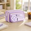 Cute Stationery Bag Large Capacity Pen Pouch Cartoon Cat Paw Pencil Case  Storage Use