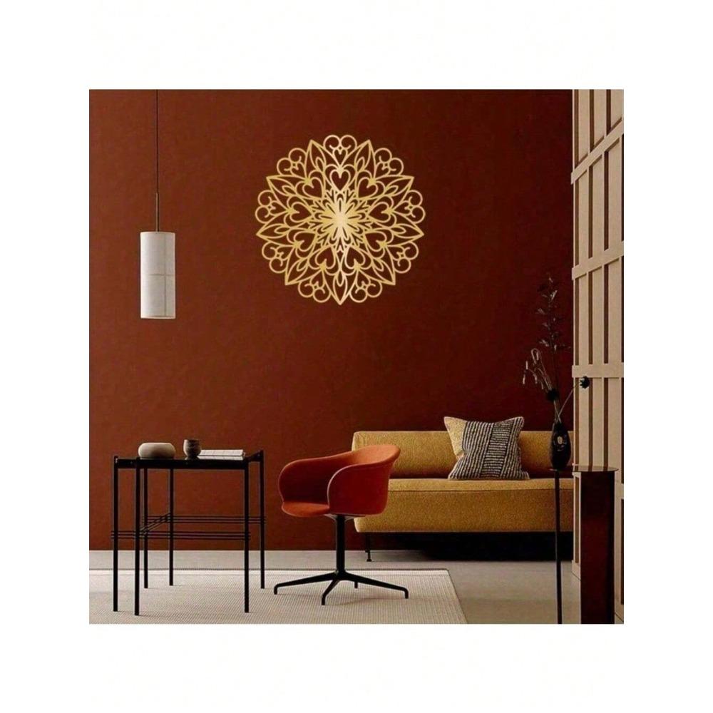Modern Metal Mandala Wall Art Waterproof Rustproof Home Decor Large Living Room Bedroom Bathroom Decoration Unique Gift