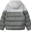 Nike Storm-FIT Windrunner PrimaLoft ®  Color blocked long sleeved hooded jacket, warm bread down jacket, men's gray