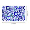 Turkish Amulet Mediterranean Evil Eye Doormat Non-Slip Bathroom Kitchen Mat Toilet Door Floor Entrance Carpet Rug