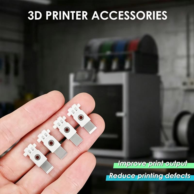 4Pcs Integrated Filament Cutter, Injection‑Molded Replacement Cutter Spare Parts, Compatible with A2L, X1 Series, P1 Series, A1, A1 Mini 3D Printer