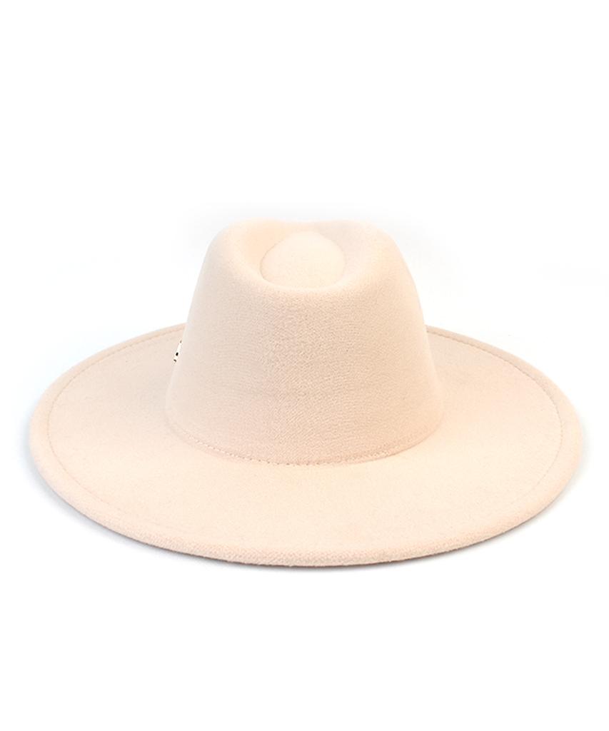 Yunibeosyeolkemiseuteuli Hard Wool Ivory Fedora
