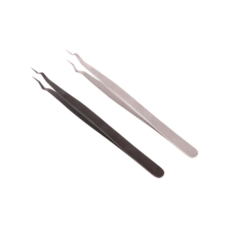 Designed Precision Isolation Lash Extension Tweezer Strategic Angle Opening Jaws Separator Tweezers For Eyelash Extension