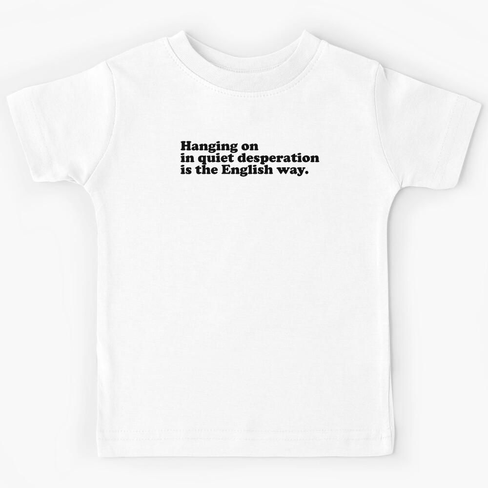 It s the English way (black) Kids T-Shirt 170