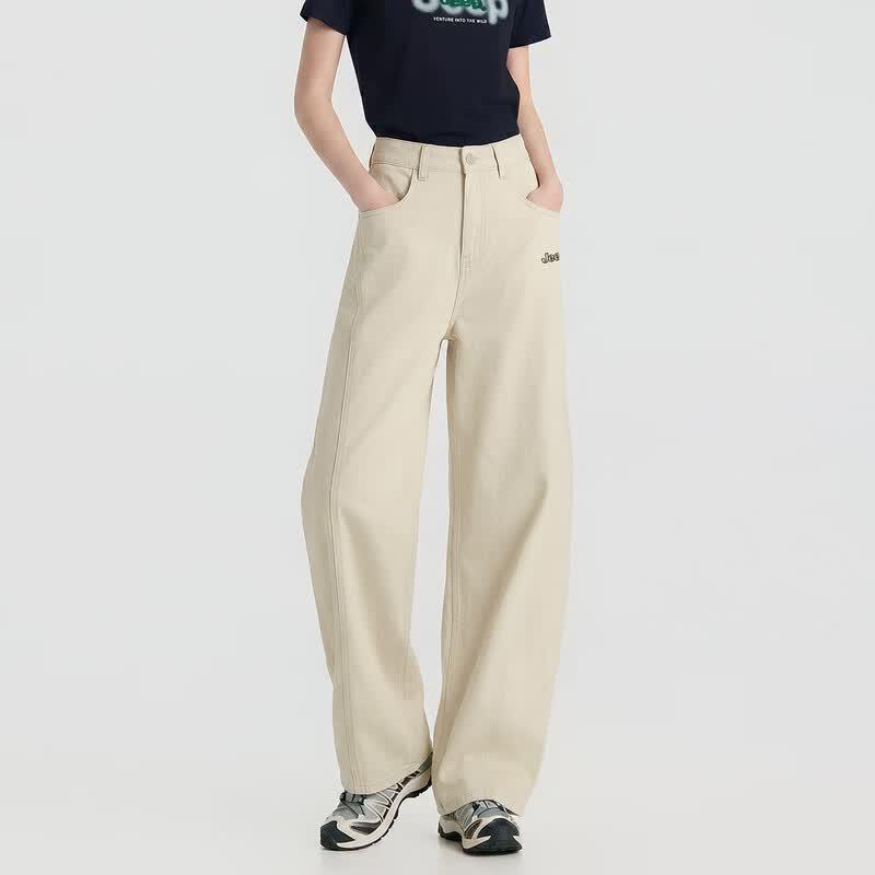 Jeep Women's 100% Cotton Loose Denim Jeans