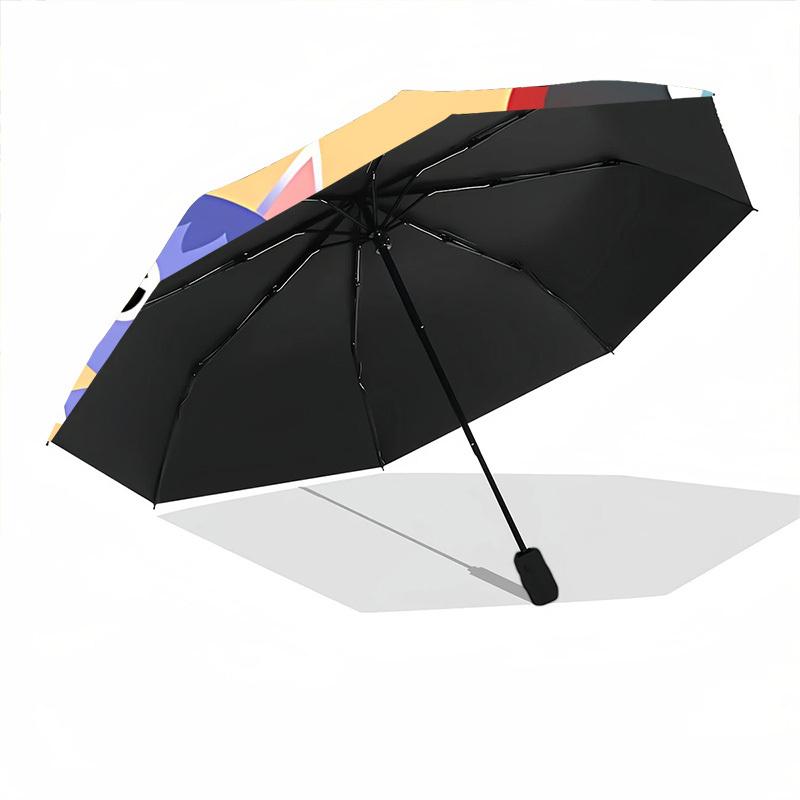 1pc Animal Crossing Automatic Open/close Folding Portable Umbrella with 8-Rib Structure for Women/Men, All-Season Use 132