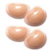 2 Pair Bra Pad Convenient Use High Stickiness Silicone Self-adhesive Invisible Wire Free Bra Patch for Daily