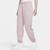 Nike Sportswear Essential Solid Color Casual Fleece Cuffed Sweatpants Women Bottoms Champagne BV4090-645