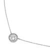 Necklace PtPlatinum/diamond 3.8g Women Used