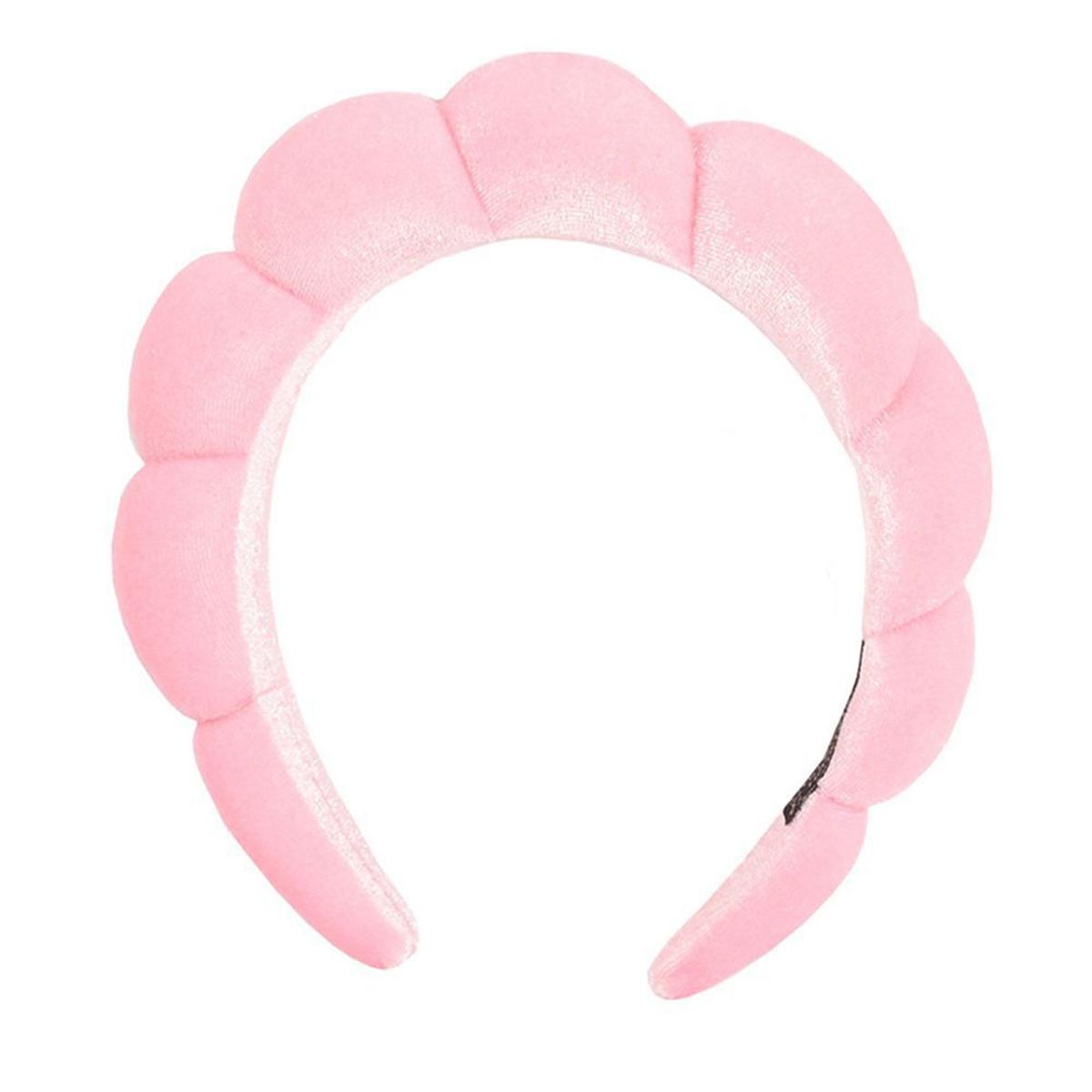 

Бархатная повязка для волос с высоким верхом в виде губки и скрученных пончиков, высококачественная повязка для волос, аксессуары для волос, однотонная повязка для волос