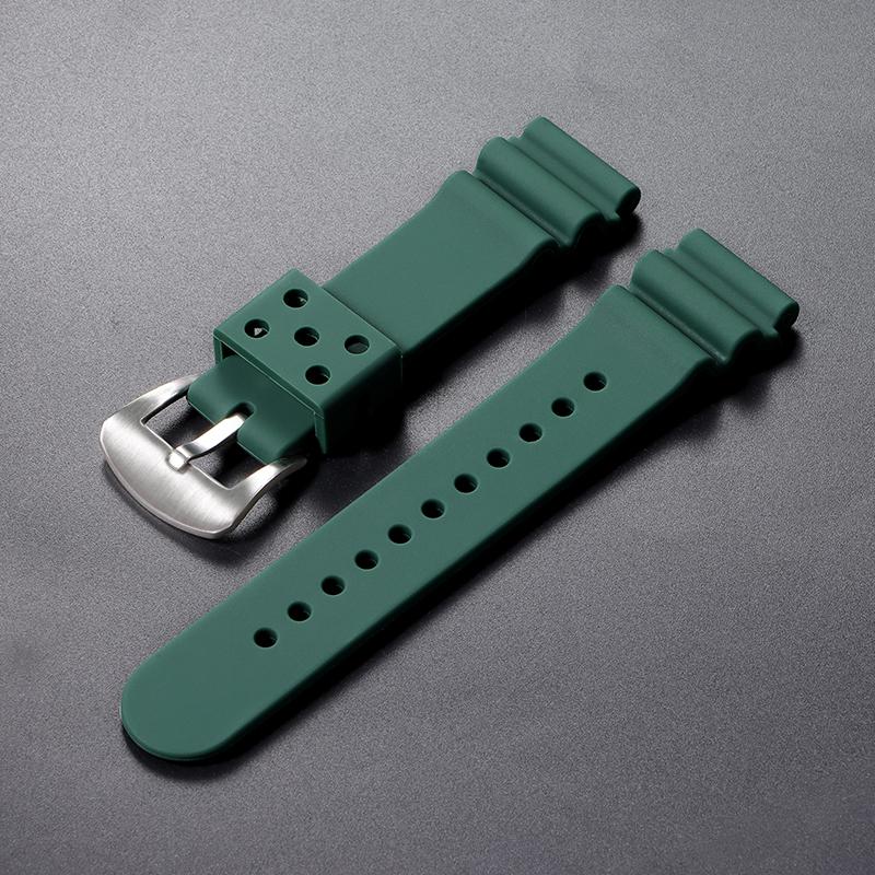 Silicone Strap 20mm 22mm Watchband Water Resistant Strap for Men Women for Seiko No.5 SKX007 SKX009 for Seiko Prospex SRP777J1