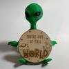 Alien Ornament Engraved Alien Decoration Desktop Ornament with Fine Engraving Design Bedroom Office Decor