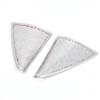 For BMW 5 Series G60 2024-2026 Stainless Steel Black Car A-pillar Tweeter Grille Cover Trim Interior Car Accessories