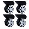 Trolley Casters Mute 360 Degree Swivel Suitcase Rubber Wheels 60x12mm 4pcs/Set