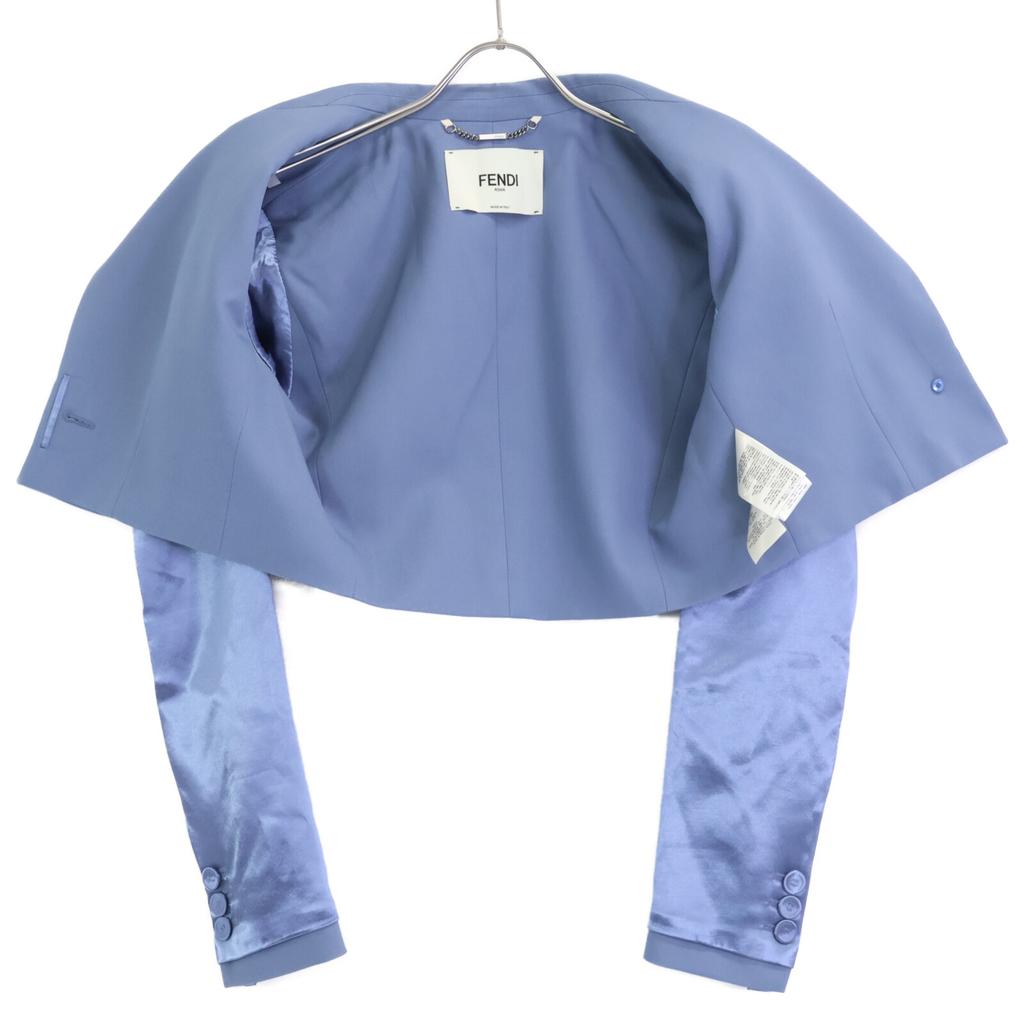 FENDI Blue FJ7389 ANQ4 Short Jacket Jacket 36 blueUsed