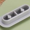 4Pcs Toilet Seat Bumper Heavy Duty Plastic Cushioning Pad Antislip Gasket for Toilet Seat Protection Shock Absorption Universal