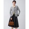 ELLE Cashmere Blend Wool Knit Cardigan