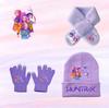 Set de căciulă, fular și mănuși de iarnă Kpop Monster Hunter Witch Girl pentru copii