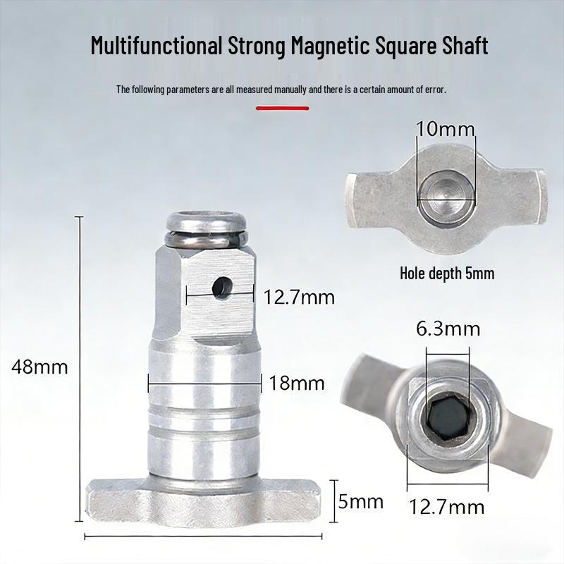 Langlebige Multifunktions-Schlagschrauber mit starkem magnetischem Vierkantantrieb