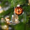 WTEMPO Dekorative Weihnachtsglocken mit Engelsflügeln. Zarte Windspielglocke. Beruhigende Klänge und robuste Metallkonstruktion für Christbaumschmuck