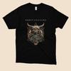 Tricou Negru Clasic Orbit Culture pentru Bărbați Mărime S la 5XL