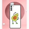 Avocado Yoga Lustiges Muster Hülle Für Samsung Galaxy S25 Ultra S21 S22 S23 S24 Ultra S9 S10 S20 Plus S25 FE Abdeckung Funda