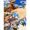 [Made In Japan] Beverly 80 Piece Jigsaw Puzzle Learn Jigsaw Puzzle Tyrannosaurus VS Velociraptor (26 X 38cm) 80-002