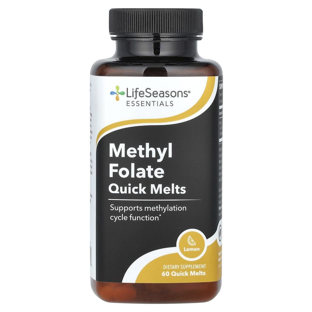 Methylfolate Quick Melts, Lemon, Quick Melt 60 Tablets (1,660Mcg Per Tablet)