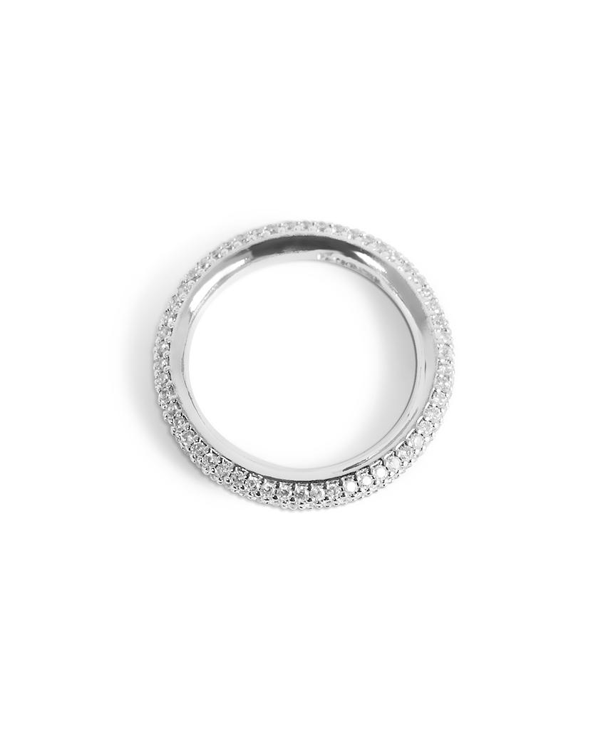 Smgt Full Fave Round Full Pavé Cubic Ring