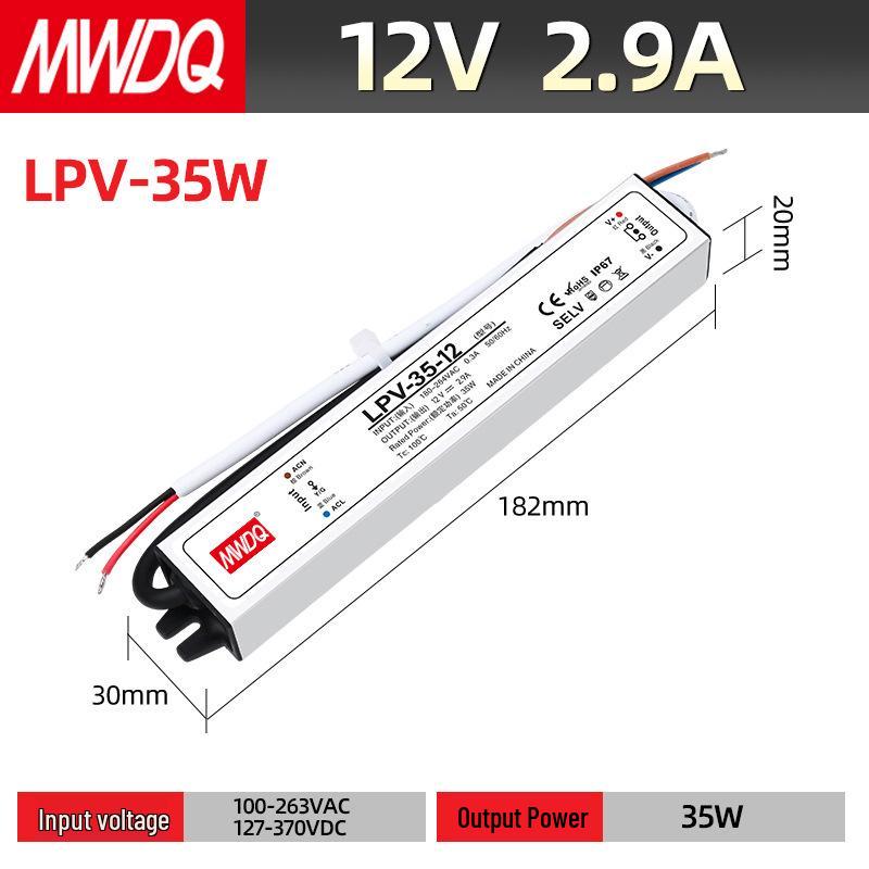 Outdoor Waterproof Power Supply: 400W/600W/1500W to 12V/24V/36V/48V DC LED
