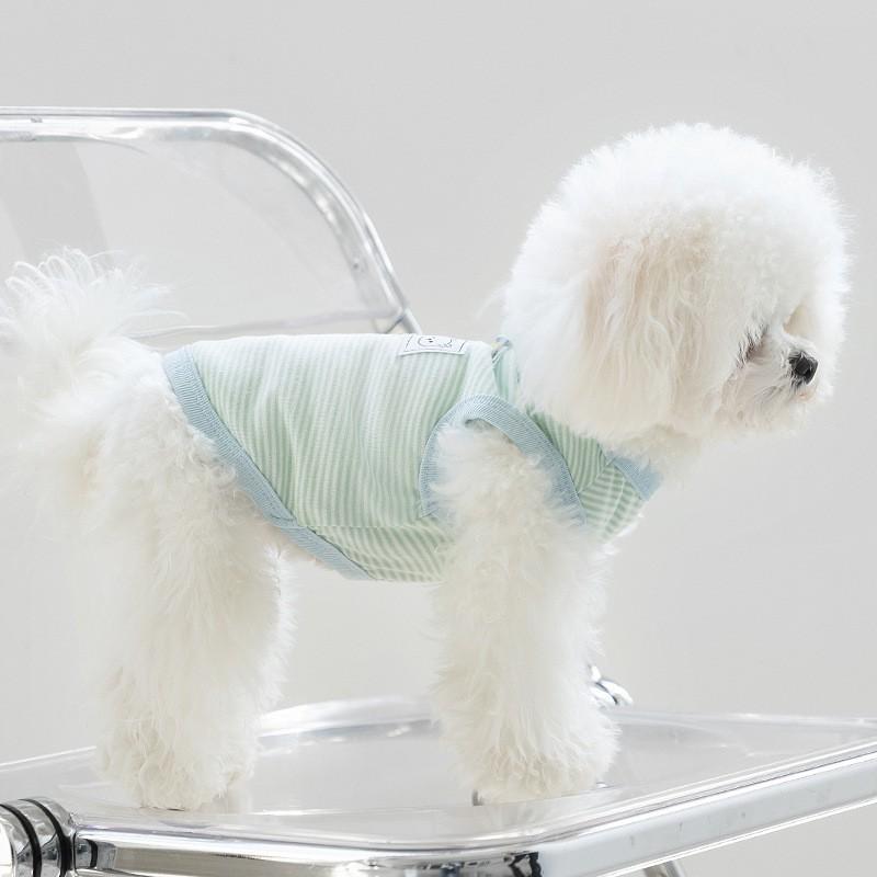 Pet Vest Small Medium Dogs Cats Breathable Cotton Sleeveless Tee Lightweight Casual Apparel