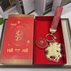 999 Pure Gold Zodiac Horse Keychain Pendant - New Year Gift