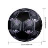 Pallone da Calcio Colorato Cucito a Macchina PVC Misura 5 Pronto per Allenamento di Squadra e Competizione Resistente Alto Rimbalzo Raffreddamento Regalo Sportivo