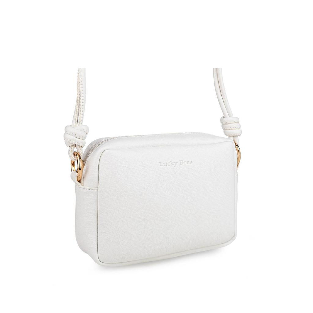 Mini-Umhängetasche für Damen mit Kreuzriemen-Reißverschluss