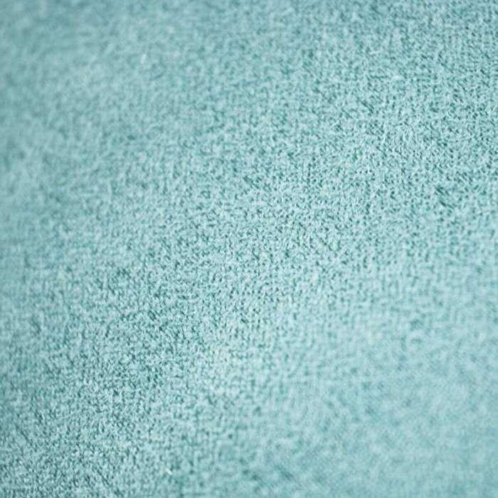 Coussin en suédine bleu clair 40x40