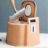 2 Colors Portable Toilet Seat Old Pregnant Woman Home Bath Indoor Potty Commode 23 x 22 x 20Inch