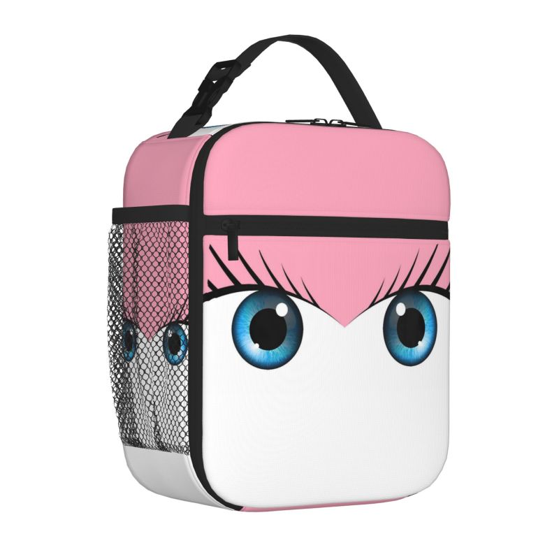

Colors Eyes Insulated Lunch Bag Reusable Leakproof Portable Oxford Thermal Cooler Lunch Bento Tote Bag for School Travel Picnic