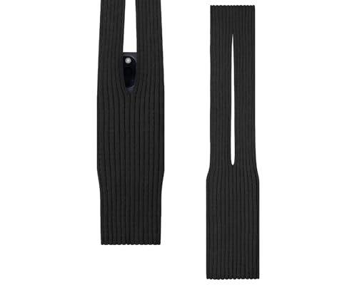 Knitted Phone Pocket Pouch, Lightweight Stretchable Knit Sleeve Bag for Cell Phones, Crossbody and Multiple Carry Styles