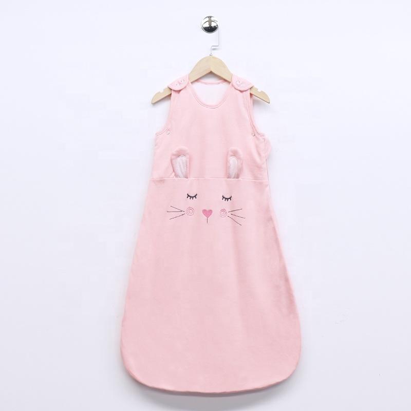 

Оптовая продажа, индивидуальный 3D-вышитый дизайн животных, хлопковый детский спальный мешок 1,5 Tog, детский спальный мешок для