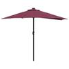 Garden Sun Umbrella Burgundy Red 294 X 150 X 224 Cm