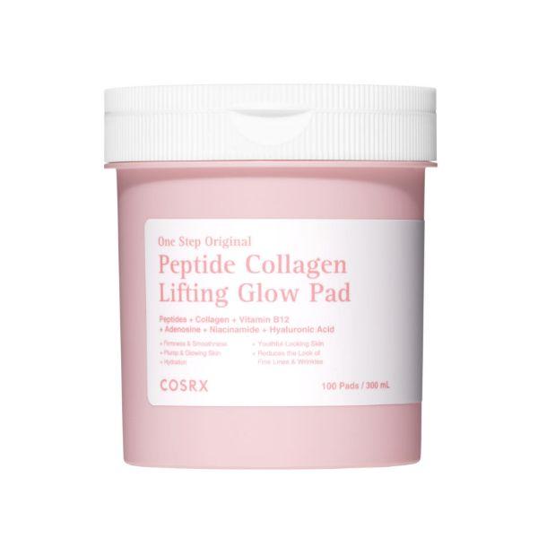 COSRX One Step Peptide Collagen Lifting Glow Pad Firming & Radiance Care 100 Pads