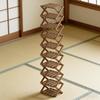 10 Layer Bamboo Shoe Rack Wooden Foldable Storage Shelf Large Capacity Standing Shoe Rack Organizer For Living Room Hallway