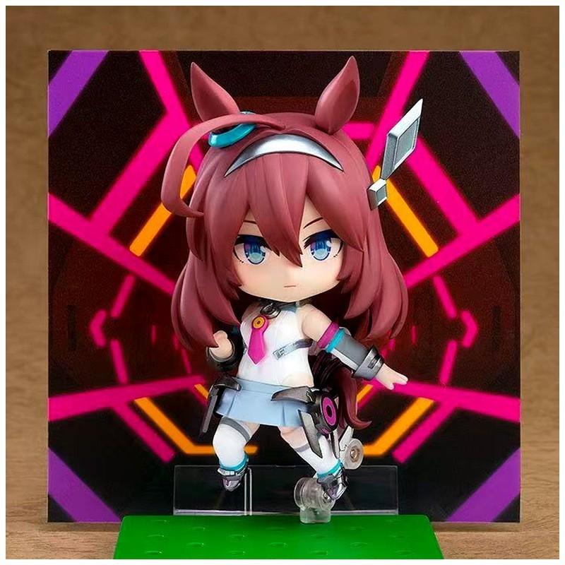 Umamusume Pretty Derby Mihono Bourbon Pvc Figure With Face Swap Function For Collector Fans