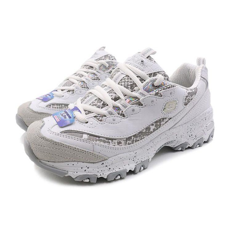 Skechers D'Lites 1.0 Gs White/Grey Women's 66666054-WSL