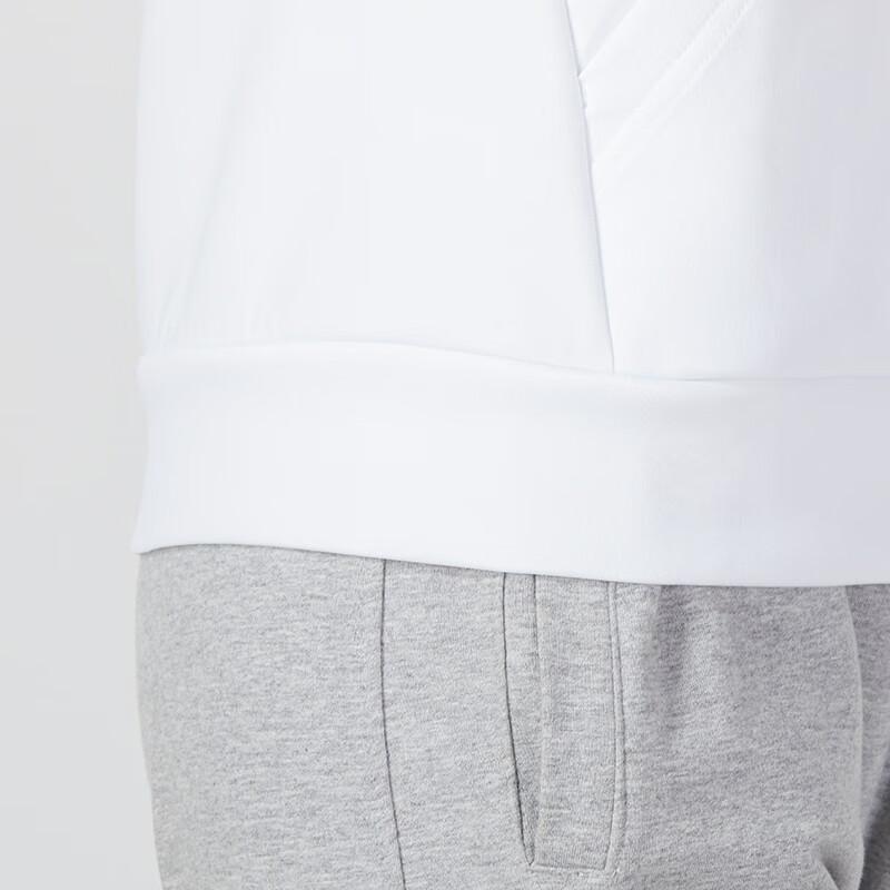 Under Armour Solid Color Hooded Sports Sweatshirt Women tops White 22600306-100