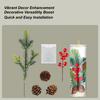 Christmas Vase Filler Plants Red Berry Set Winter Vase Filler Christmas Decorations For Holiday Home Decor Wedding Party
