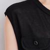 CARBAMMI Women's Thin Knit Sleeveless Cardigan Vest